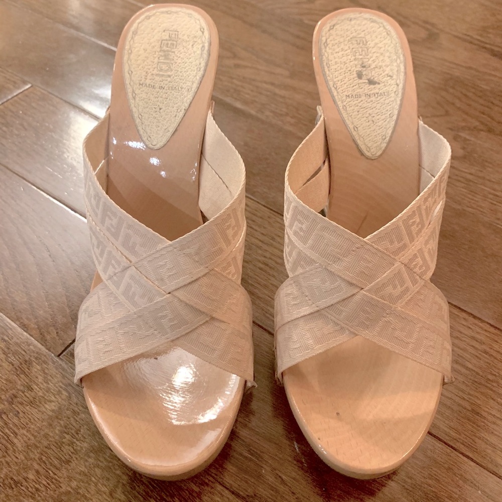 Fendi Wedge Sandals